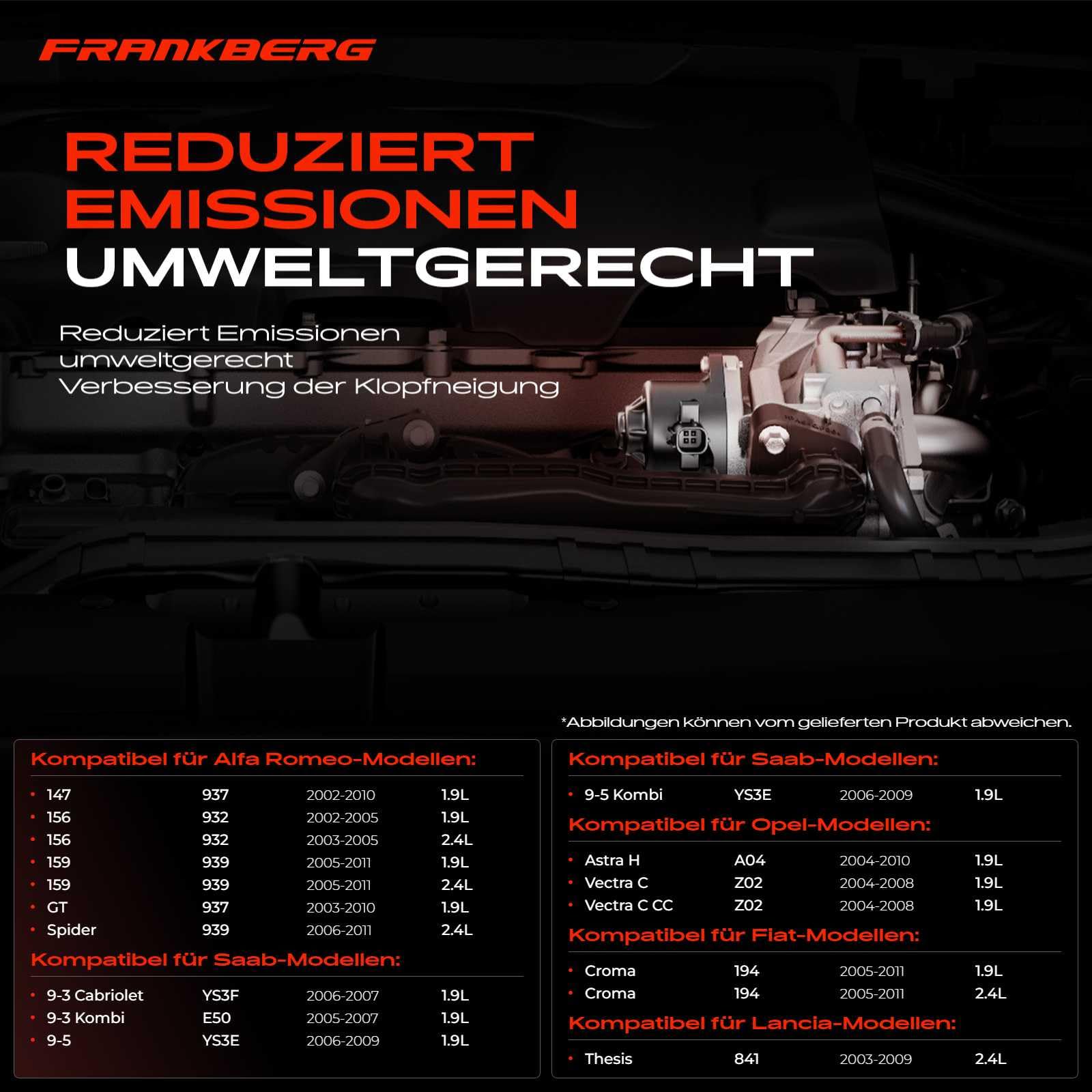 AGR-Ventil Abgasrückführung für 147 156 159 166 Brera GT Spider Croma Stilo Thesis 1.9L 2.4L Diesel 2002-2012