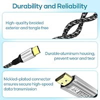 CKCN USB-C HDMI kábel 3m 4K UHD Thunderbolt 3/4 iPhone 15/16 MacBook iPad Galaxy 8