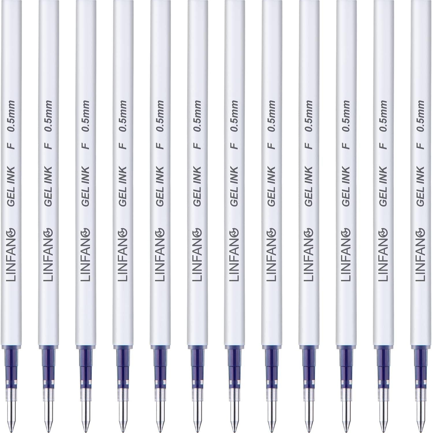 Retractable Gel Pen Refills, Shuttle Art 30 Pack Blue