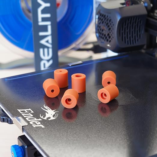 Monturas de silicona para nivelar cama de impresora 3D, 8 piezas miniatura 3