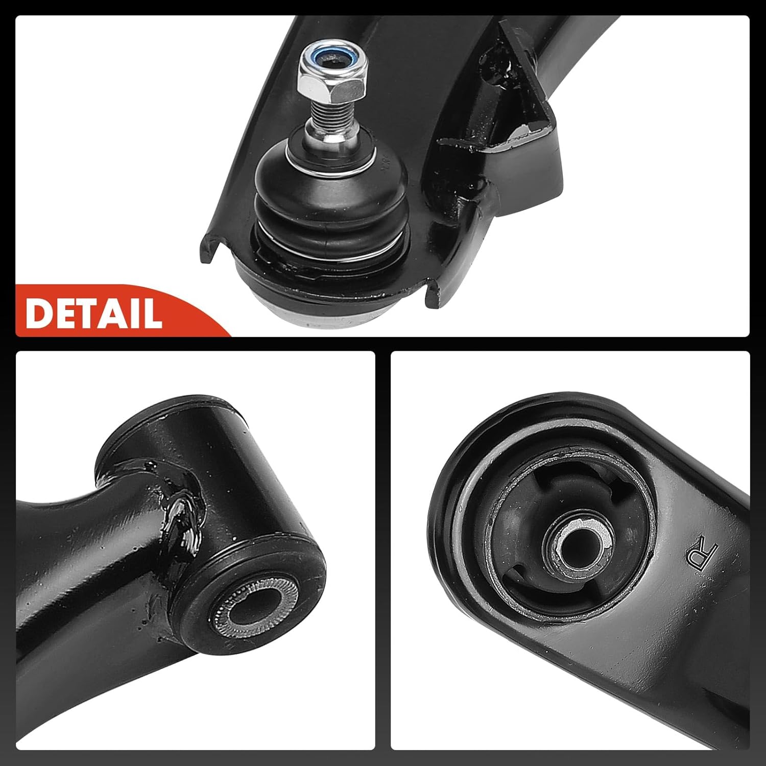 A-Premium 2 x Front Lower Control Arm, with Ball Joint & Bushing, Compatible with Hyundai Accent 2011-2017