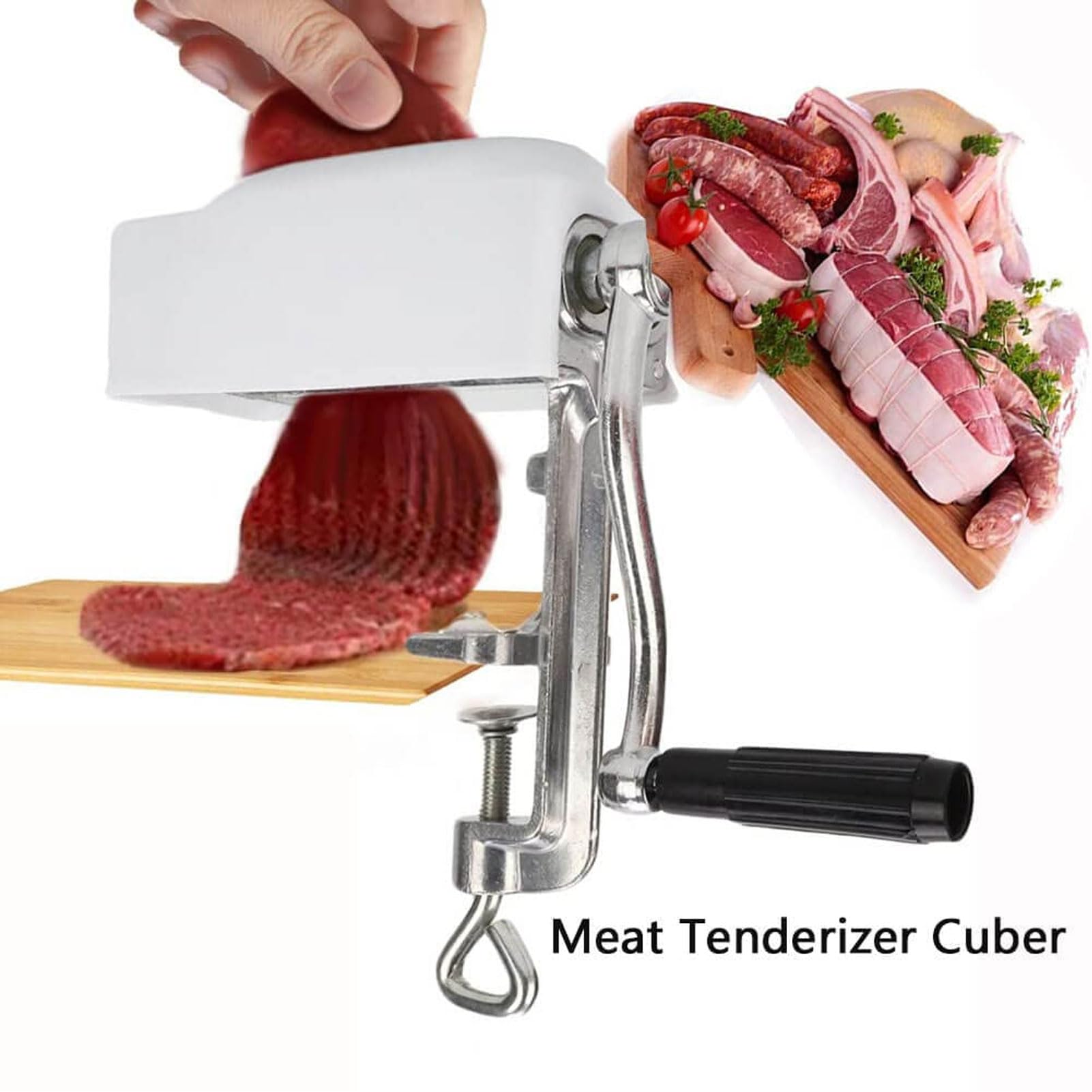 Macchina per Batticarne in Lega di Alluminio, Manuale per Cubetti di Carne, Strumento di Cottura per, Ristoranti, Casa, Manzo, Agnello, Maiale, Pollo