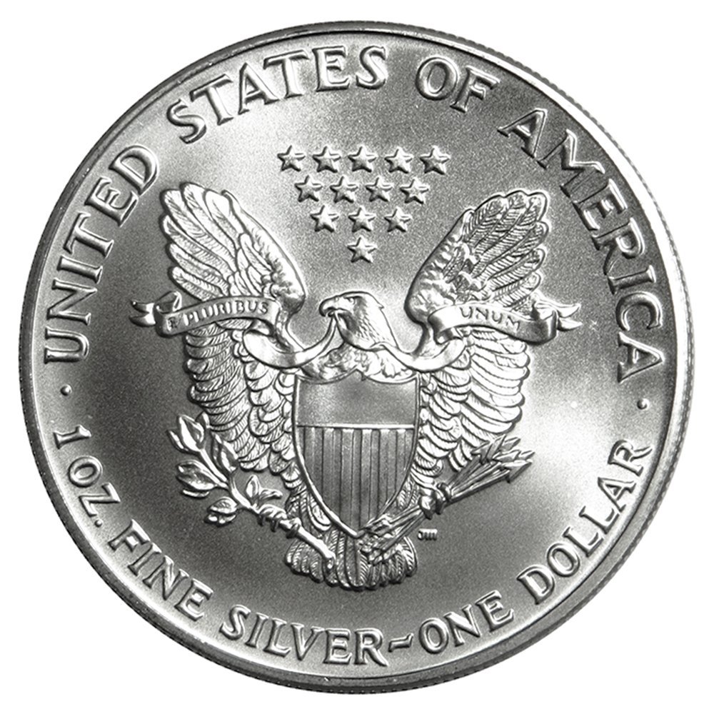 1991 $1 American Silver Eagle 1 oz $1 Brilliant Uncirculated US