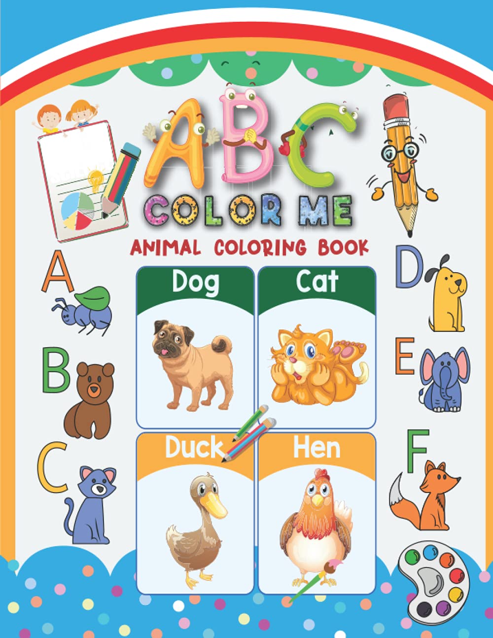 ABC Color Me: Animal ABC Coloring book