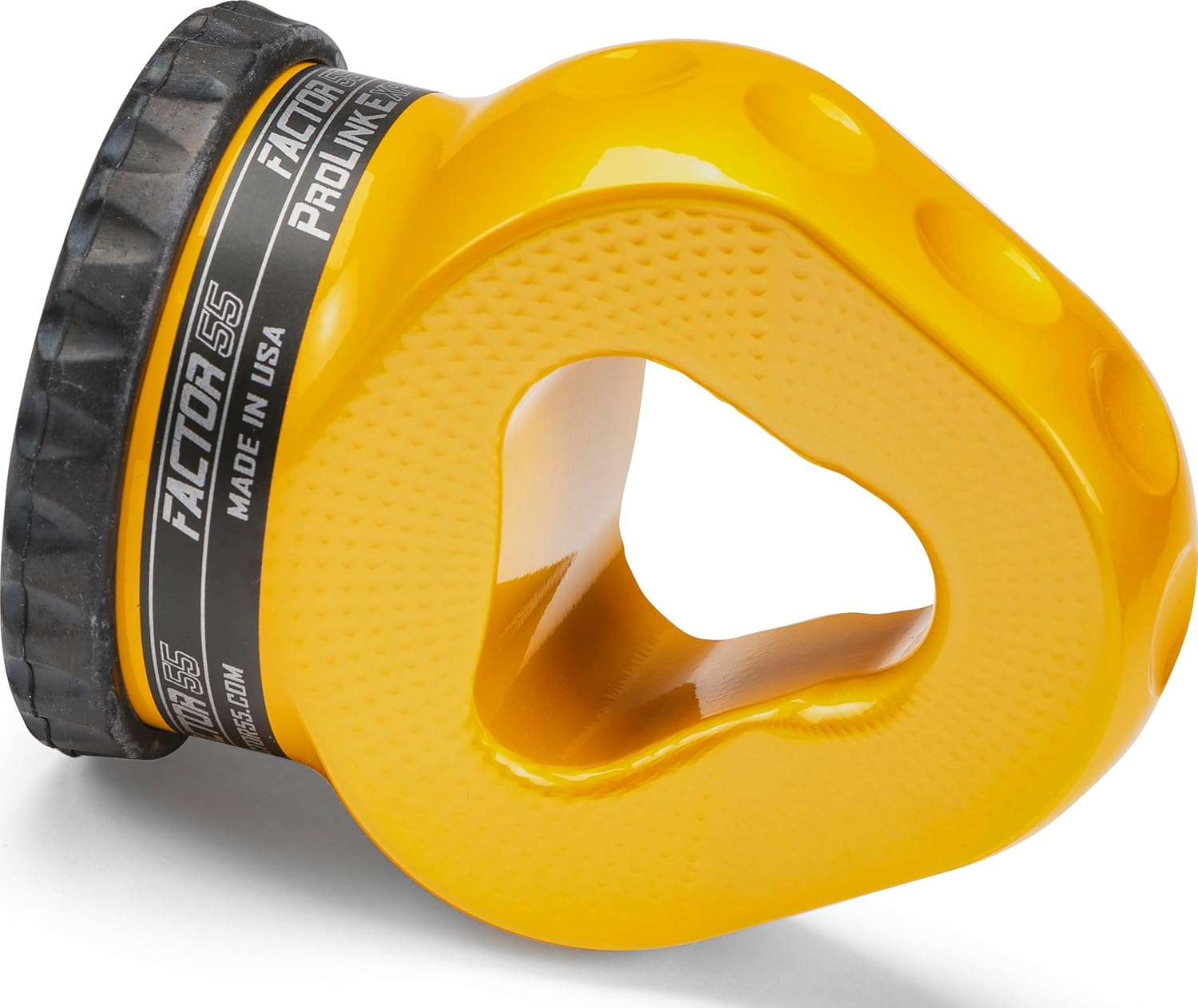 Factor 55 Prolink E Titanium Double Shear Pin, Designed for Steel Cables and Synthetic Winch Ropes up to 3/8" Diameter - Yellow