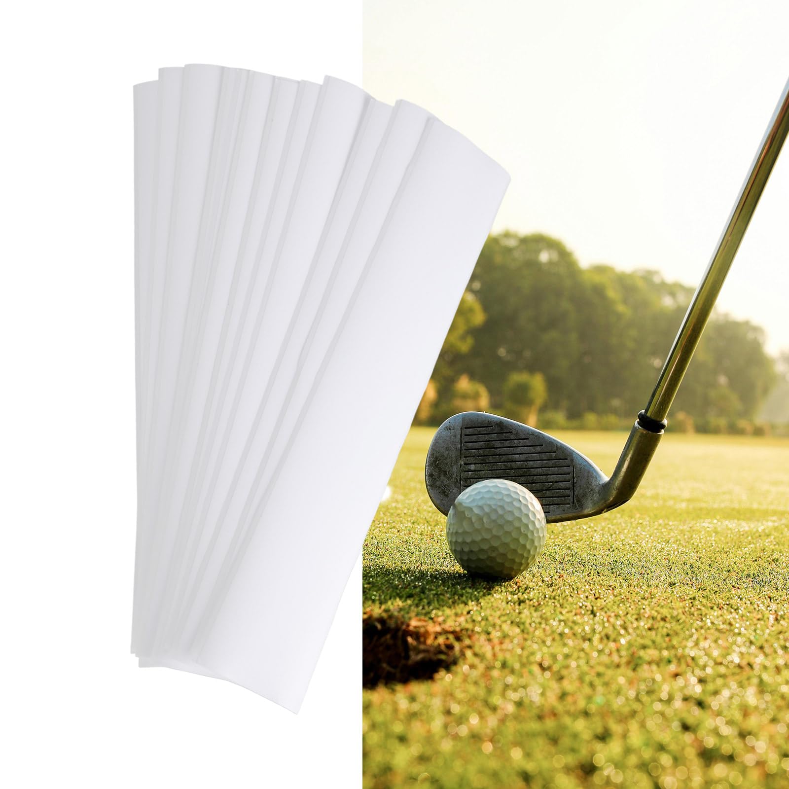 XIAOQENAN Golfs Club Grip Tape Golfs Grip Set, 20 Sheets Golfs Grip Tape Double Sided Adhesive Strips for Regripping Golfs Clubs