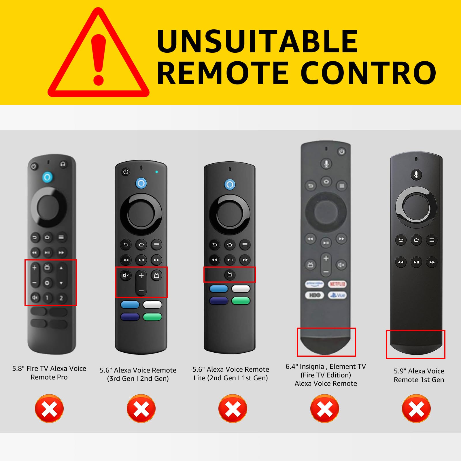 OneBom (2 szt.) Silikonowy pokrowiec na pilota do Firetv 4K Max (2nd )/ Insignia/Pioneer/Omni (QLED) Series Alexa Voice Remote Enhanced w, antypoślizgowy futerał ochronny ze smyczą w tym samym kolorze