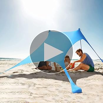 ELUTENG テント ビーチ 大型 ビーチサンシェード 組み立て簡単 ELUTENG テント ビーチ 大型 ビーチサンシェード 組み立て簡単