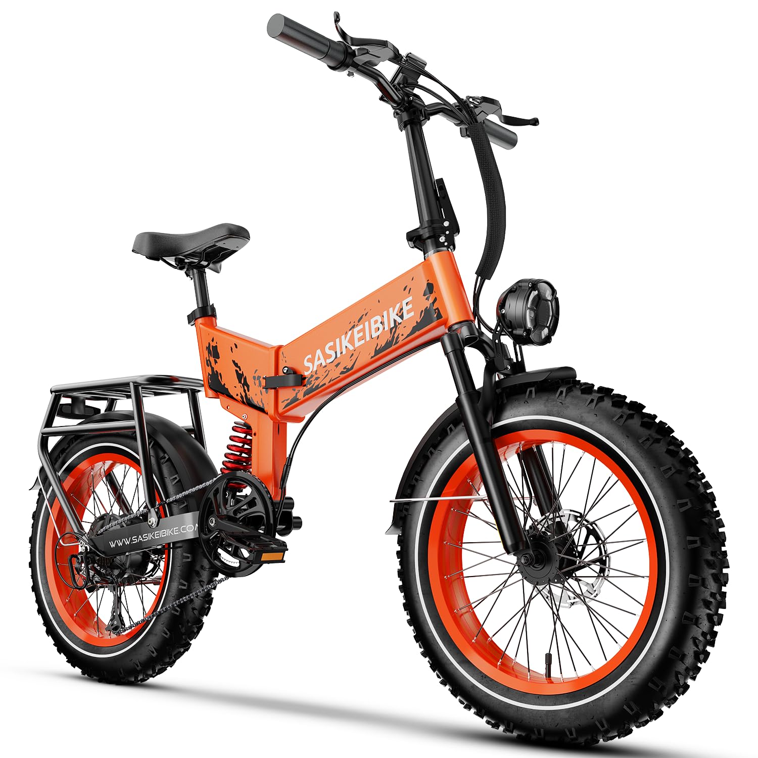 Electric Bike for Adults-Orange