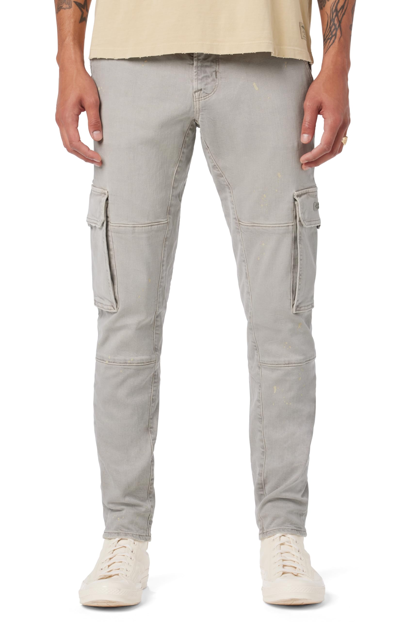 Hudson Men's Dark Grey Cast Skinny Cargo, 38