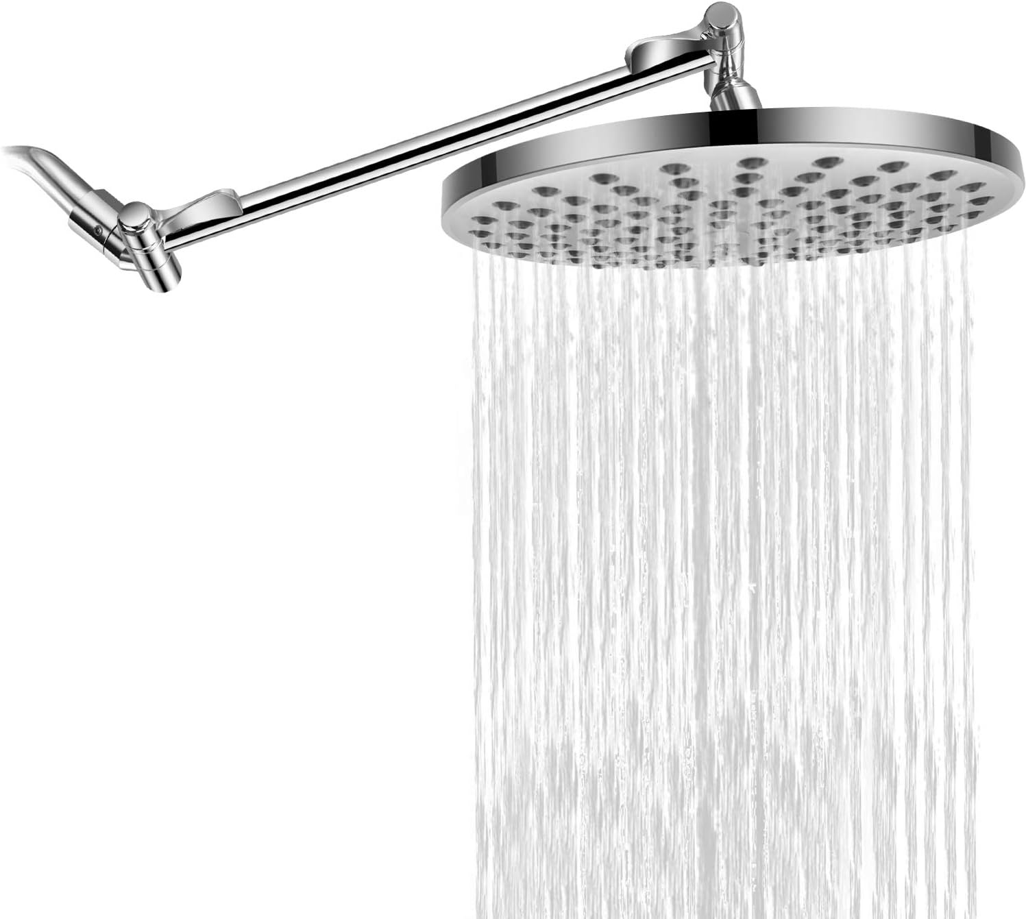 RongMax Complete Rain Shower Head Kit 7.6 inch Luxury Rainfall Shower