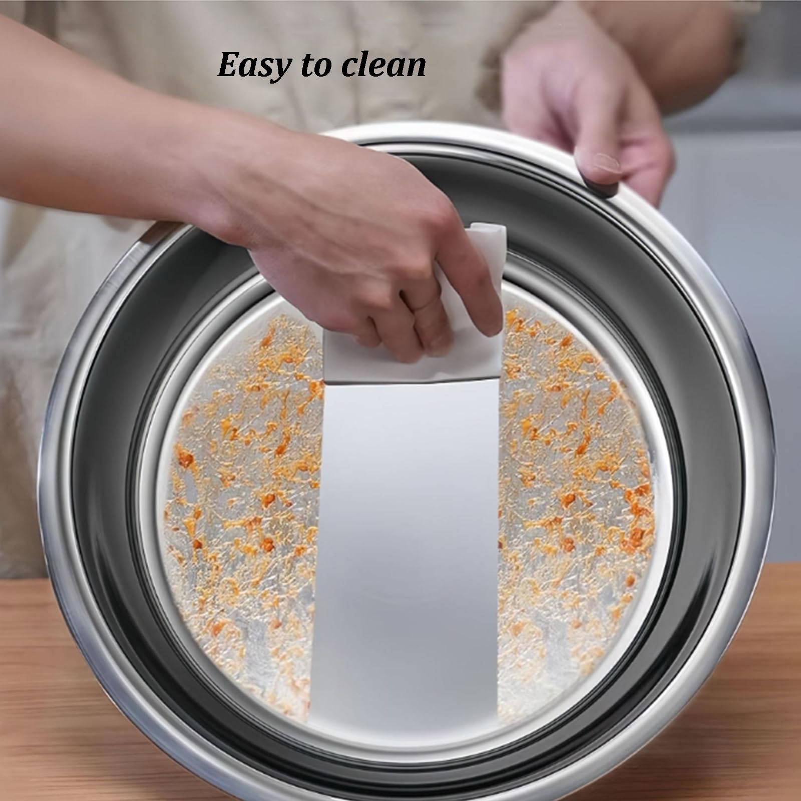 Juego de platos de roce, calentadores de buffet de acero inoxidable con sartenes para alimentos y agua, tapas, soportes de combustible, servidores redondos para fiestas, bodas, cenas, solución
