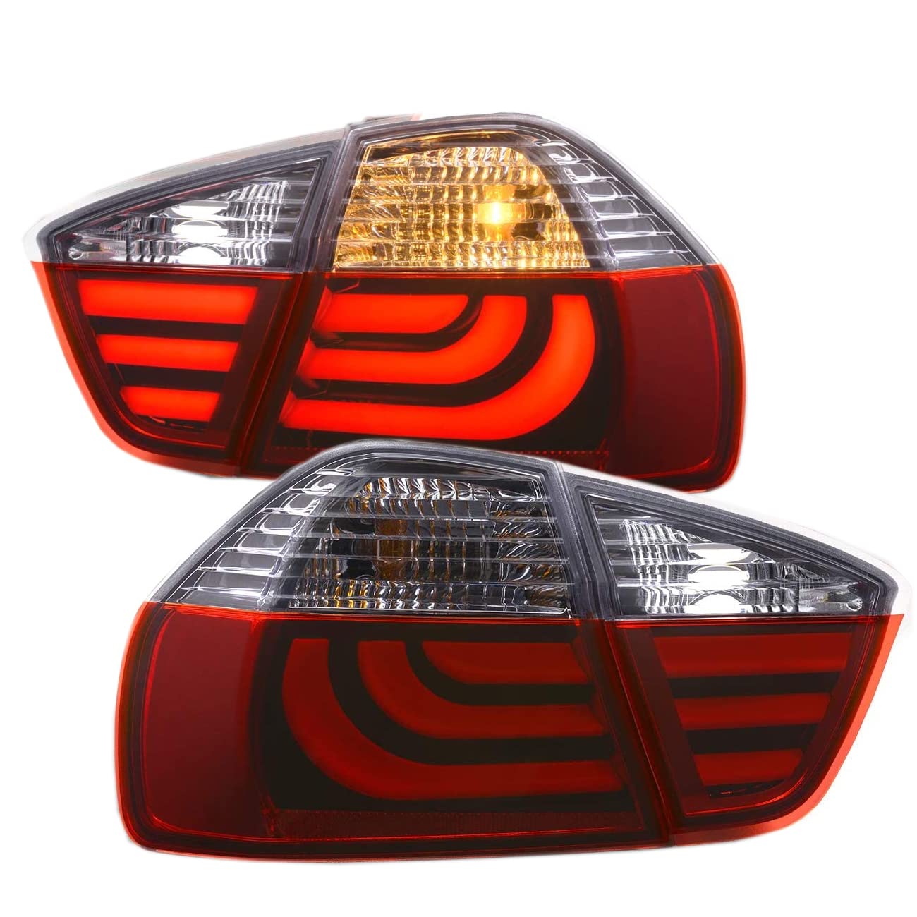 Amazon | LEDテールライト 2006-2008 BMW 3シリーズ 320i 328i 335i  