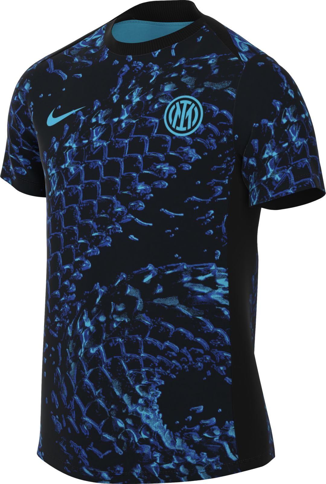 Nike Inter Mailand Academy PRO Nike Dri-Fit Kurzärmeliges Pre-Match-fußballoberteil für Herren Maglia da Calcio Pre-Partita Uomo