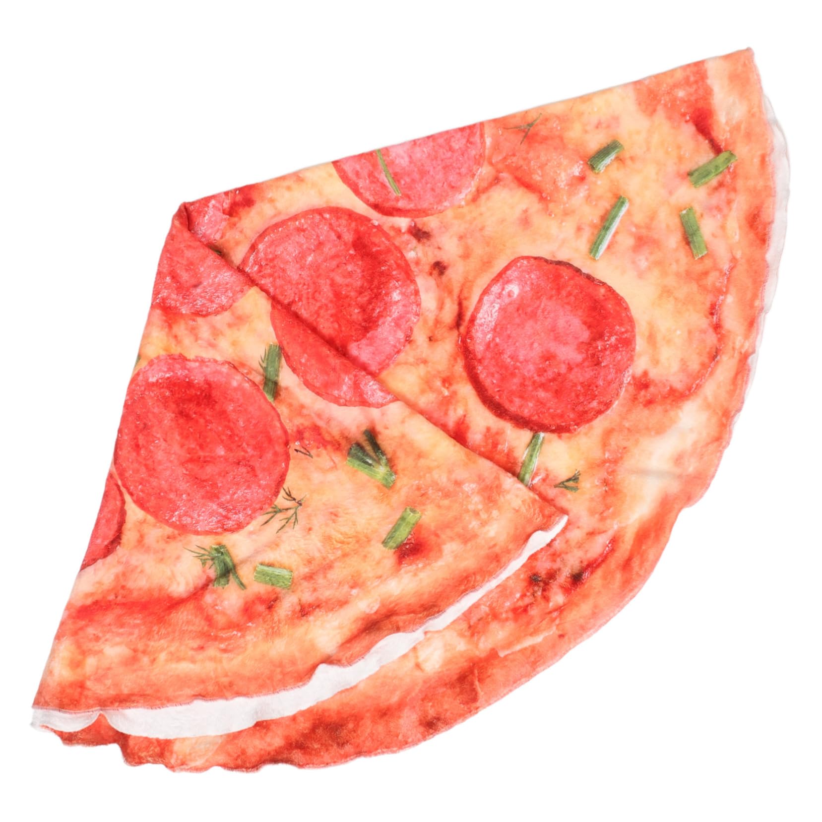Manta de pizza de franela suave y ligera que resiste el uso continuo en casa y jardín