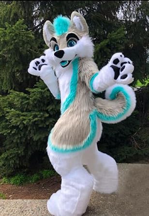 Grey Blue Fursuit Fullsuit Teen Costumes Full Furry Suit Furries Costume Anime CUSTOM FOR Child Adult
