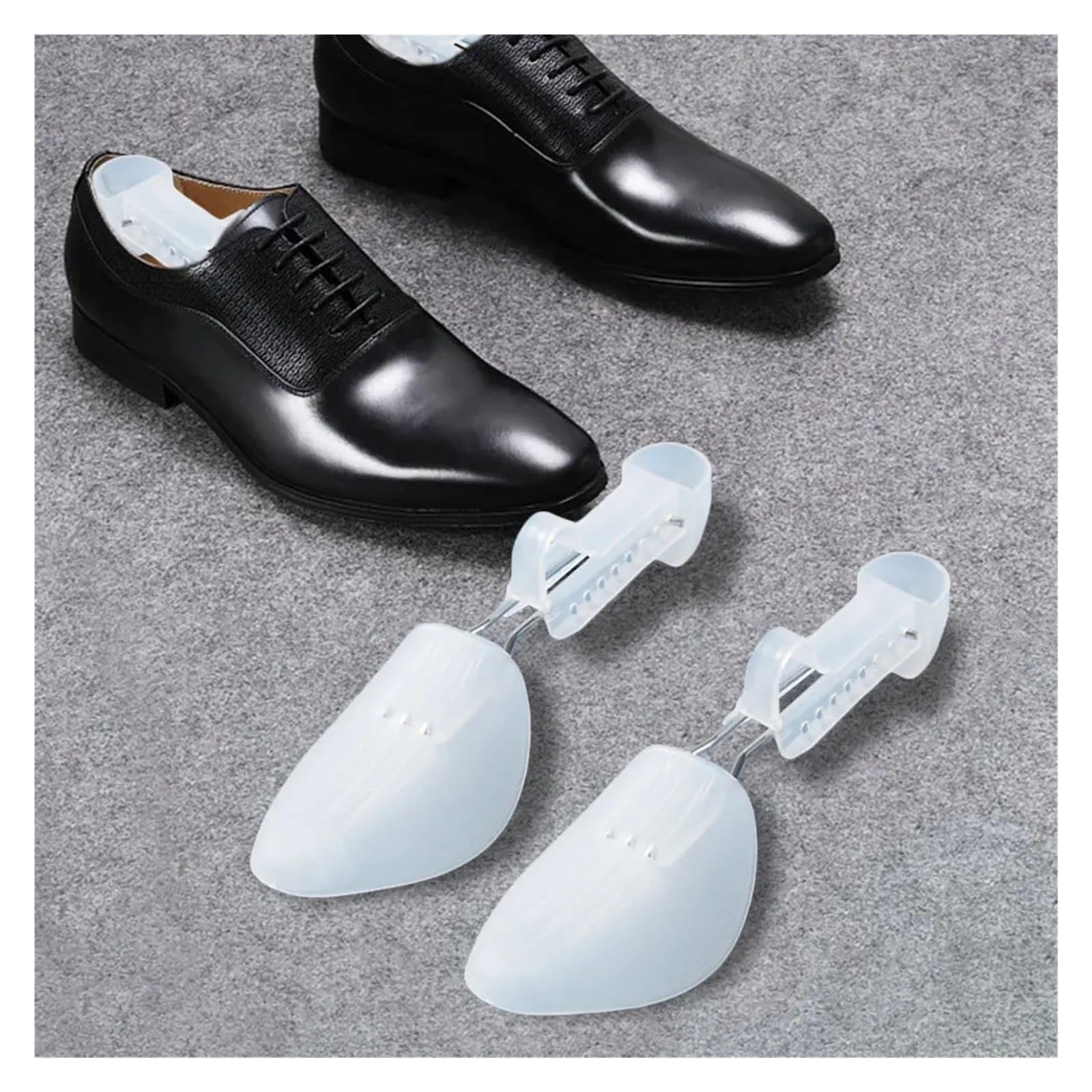 Verstellbarer Unisex-Schuhspanner für Damen und Herren, tragbarer Schuhspanner für Lederschuhe (2–5 Paar) (E-1)