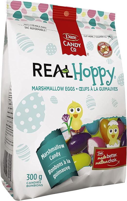 Dare Candy Co Easter Eggs Chewy Marshmallow Eggs Coated with a