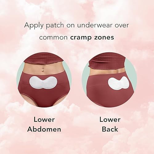 Miniatura 6 de Rael Parches de calefacción a base de hierbas, cobertura adicional, cuidado de calambres, terapia de calor (8 unidades)