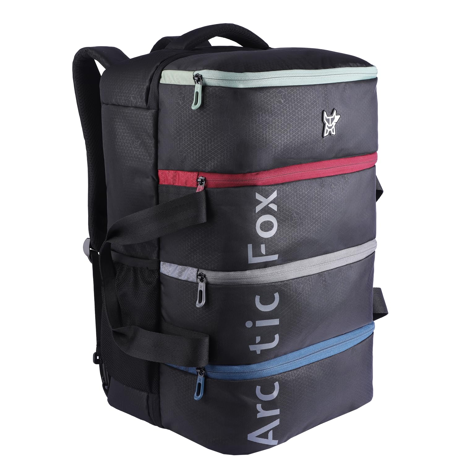 arctic fox Rainbow Duffel Bag with Multiple Compartments, Black-picture-33