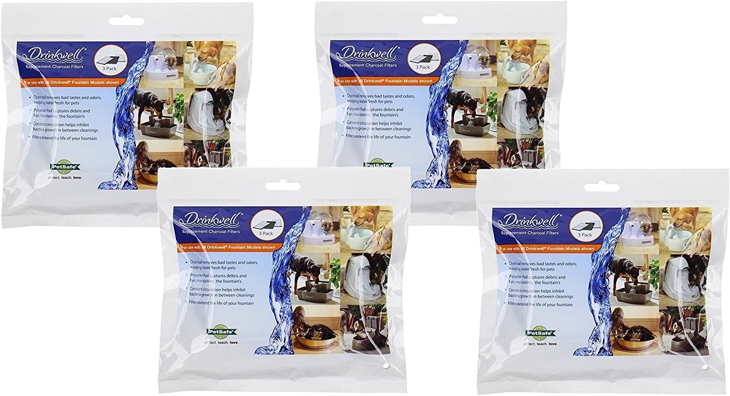 (4 Pack) PetSafe Drinkwell Filter Replacement