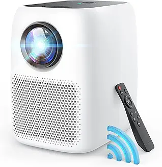 5G WiFi Mini Projector, BloBlo CP801 Video Projector with Native 1080P, 9500L Brightness, Built-in 5W Stereo Speaker, 4K Supported for Home Theater, Compatible wit 5G WiFi Mini Projector, BloBlo CP801 Video Projector with Native 1080P, 9500L Brightness, Built-in 5W Stereo Speaker, 4K Supported for Home Theater, Compatible wit