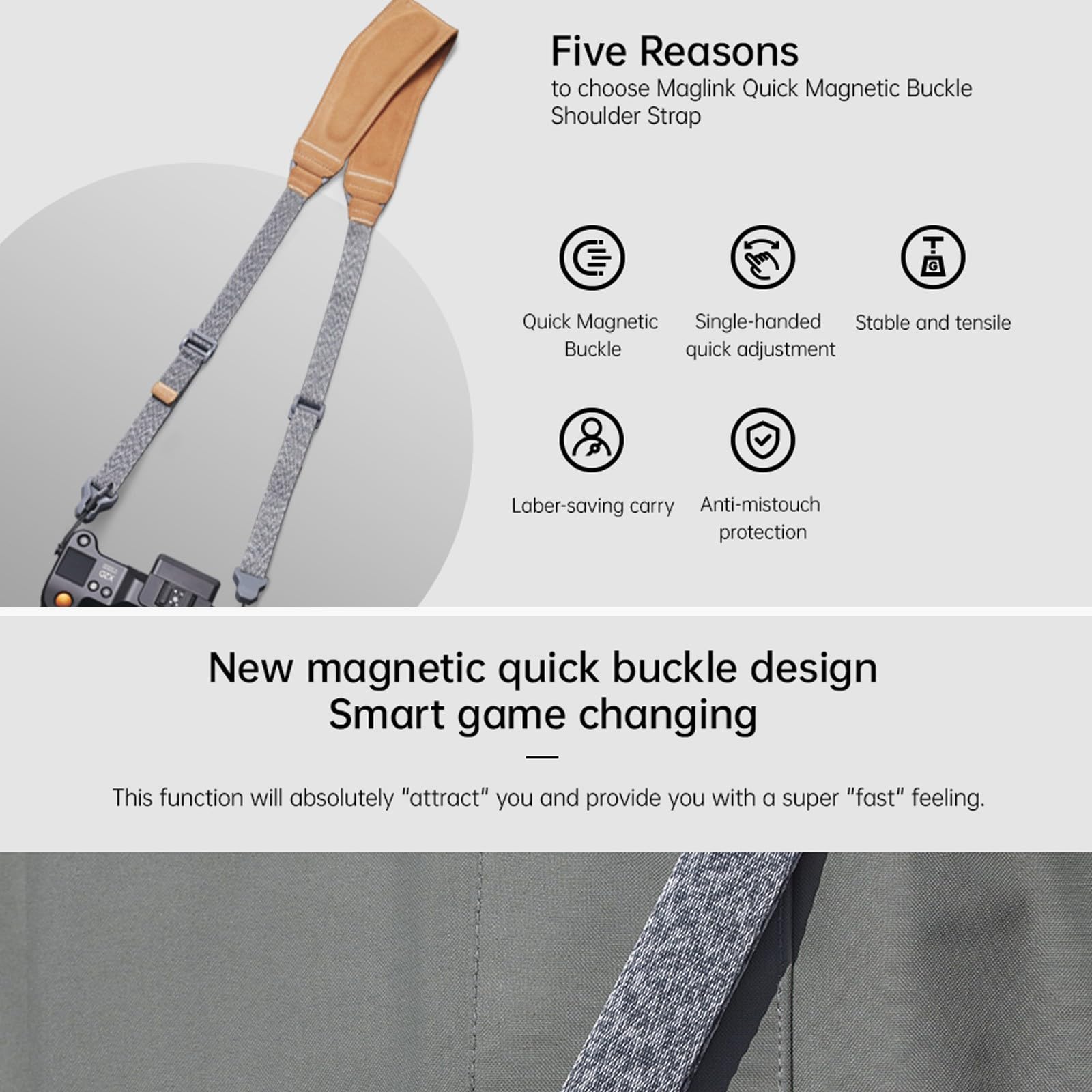 Amazon | [EACHSHOT] FALCAM マグリンク クイック マグネットバックル