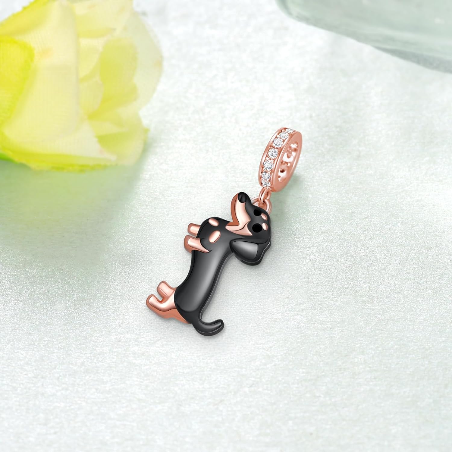Dog Charms for Bracelets 925 Sterling Silver Dachshund Jewelry Corgi Jewelry Dog Gifts for Women - Image 3