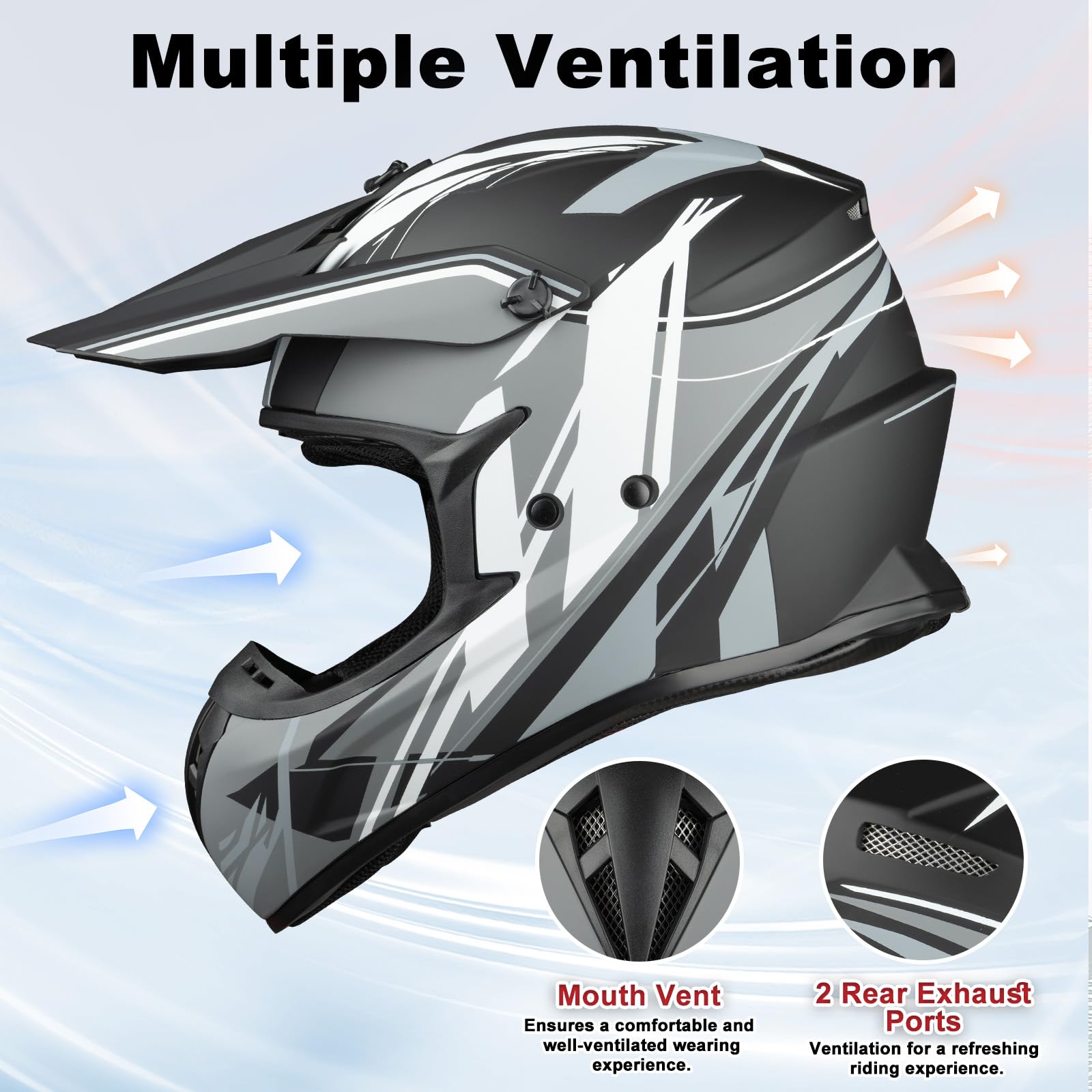 Casco Bicicleta Adulto Favoto Casco Integral De Motocross Para