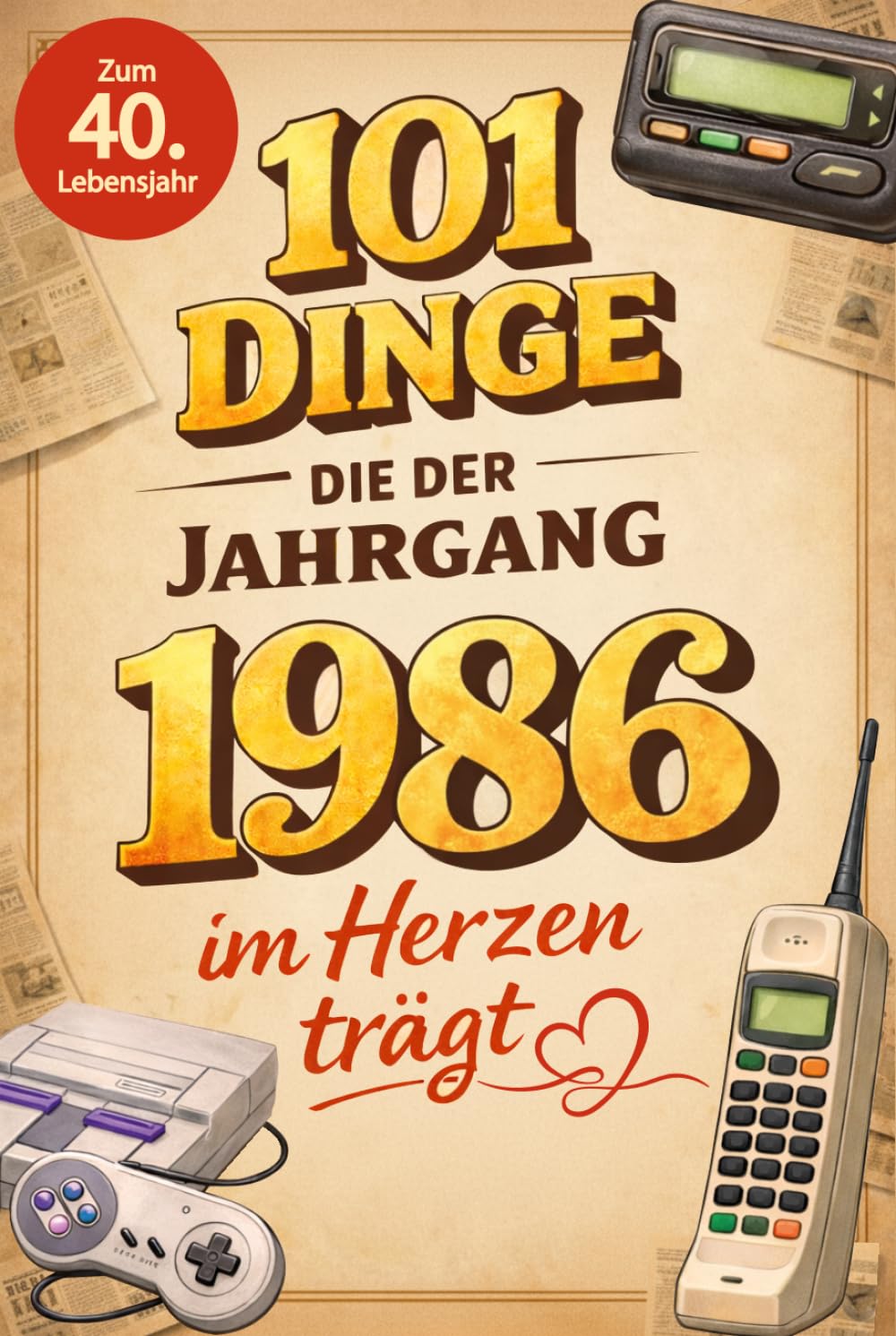 101 Dinge, die der Jahrgang 1986 im Herzen trägt: Eine nostalgische Zeitreise durch Kindheit und Jugend - Fakten, Momente und die schönsten Erinnerungen von damals