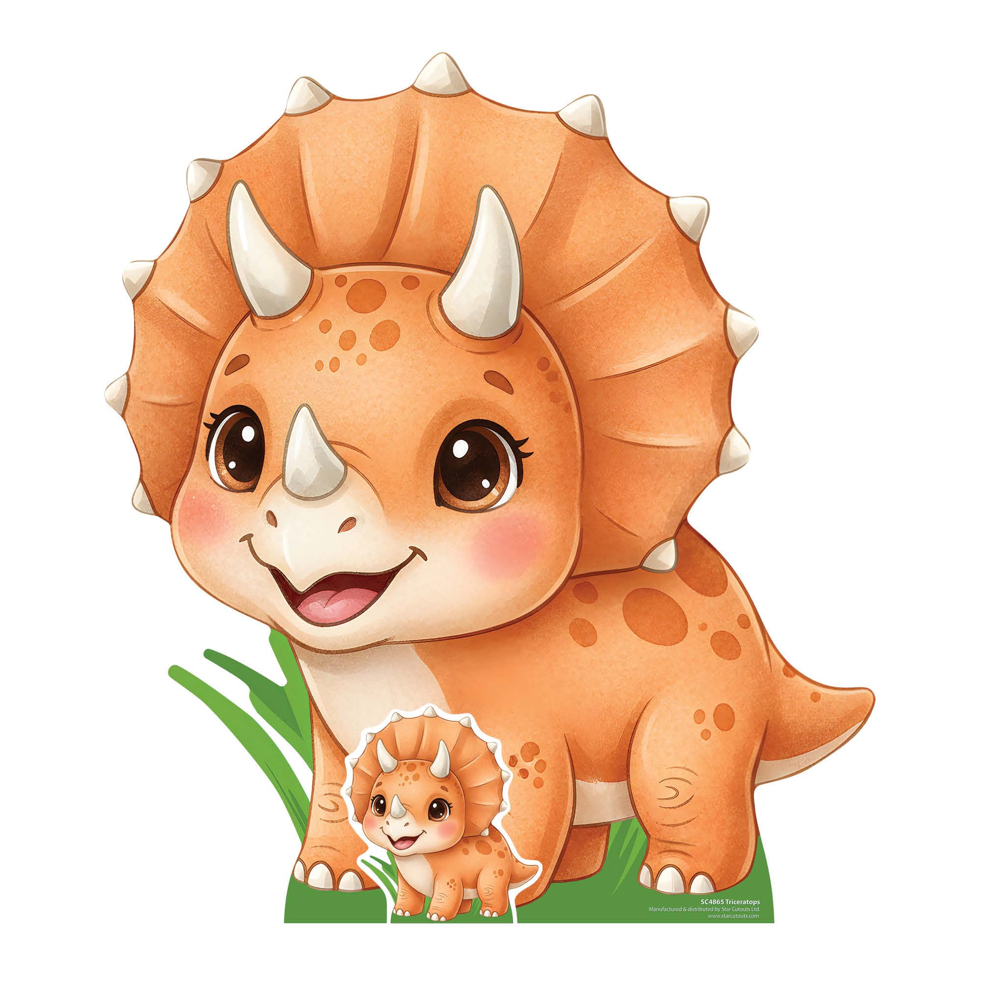 Bébé tricératops en carton Star Cutouts dinosaure décoratif pour enfant