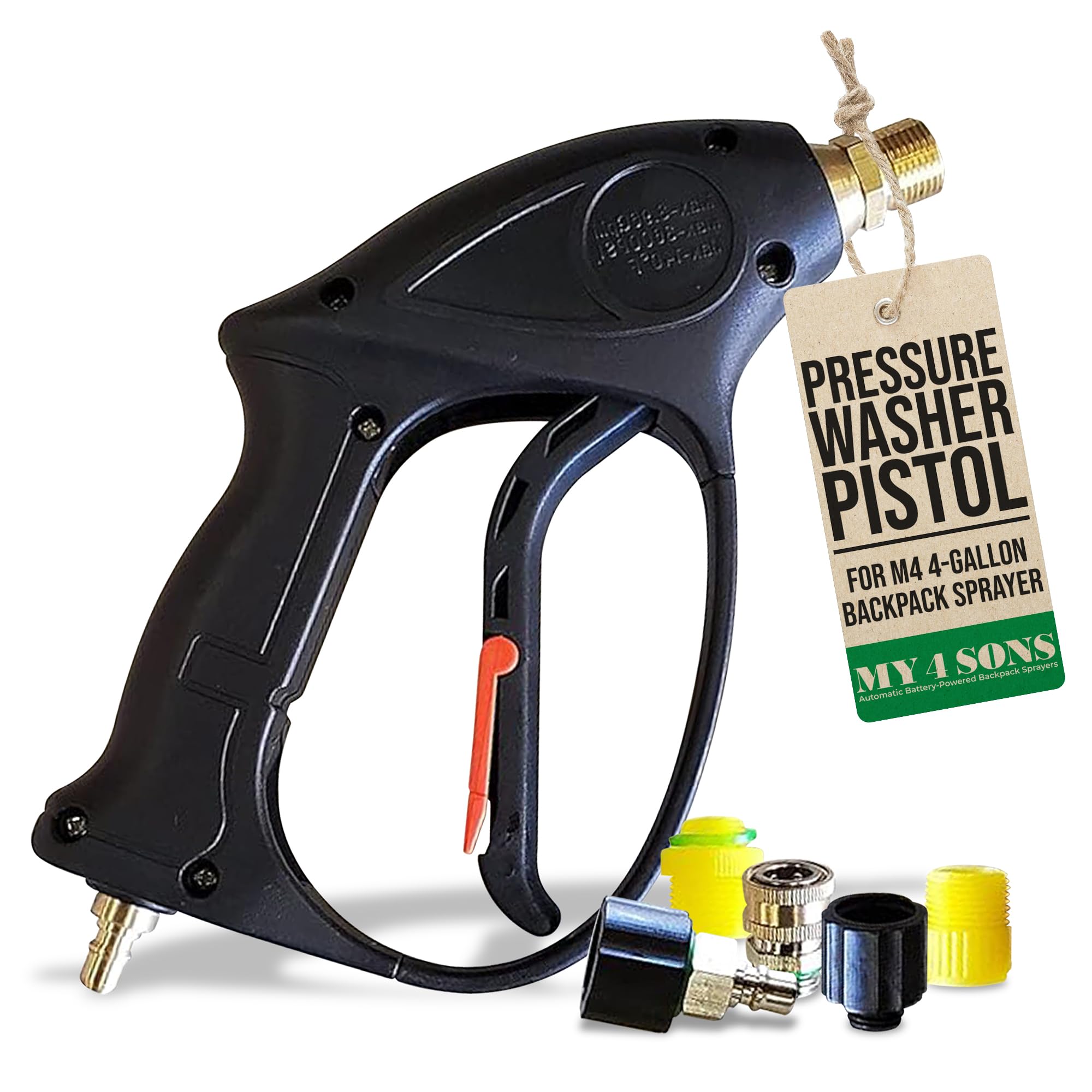 Amazon.com: My4Sons M4 4-Gallon Backpack Sprayer Pressure Washer