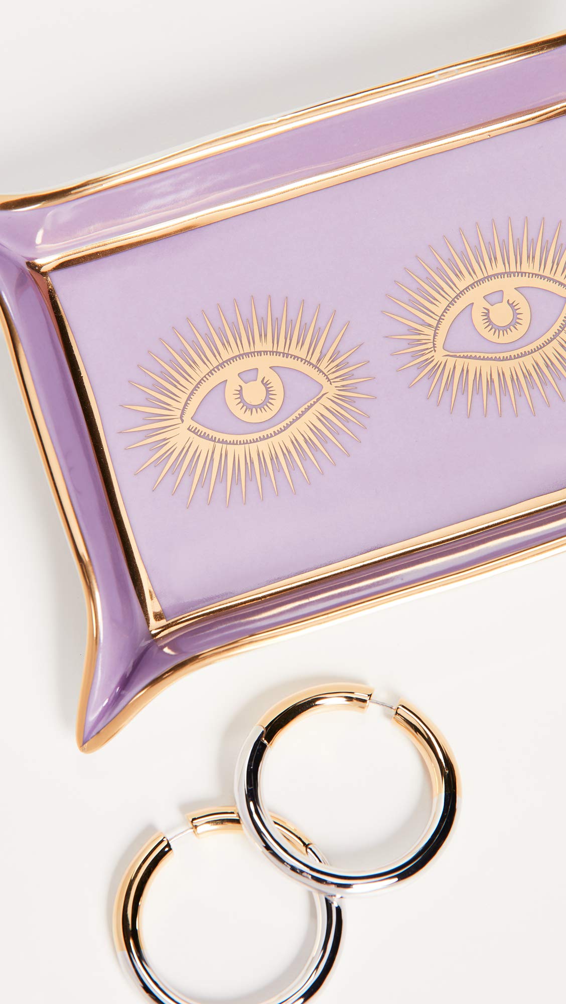Amazon｜Jonathan Adler Eyesバレットトレイ。, パープル