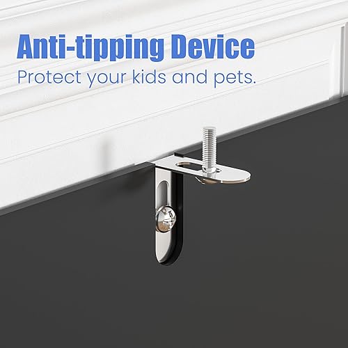 Miniatura 6 de Estantería infantil con 9 cubos, organizador de almacenamiento de juguetes con 2 cajones de tela, estantería abierta de madera independiente de 3