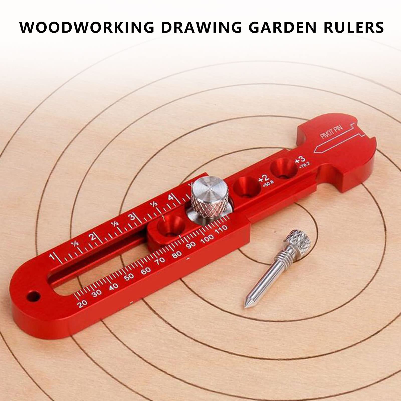CDIYTOOL Wood Scriber Tool,Woodworking Compass Scriber Aluminum Alloy