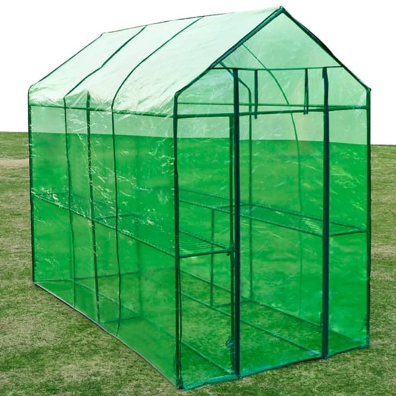 Gecheer Serra da Giardino, Serra per Piante Trasparente XL per Giardino Verticale, Protezione da Vento e Pioggia, Facile da Montare, per Appassionati di Giardinaggio e Coltivazione di Piante