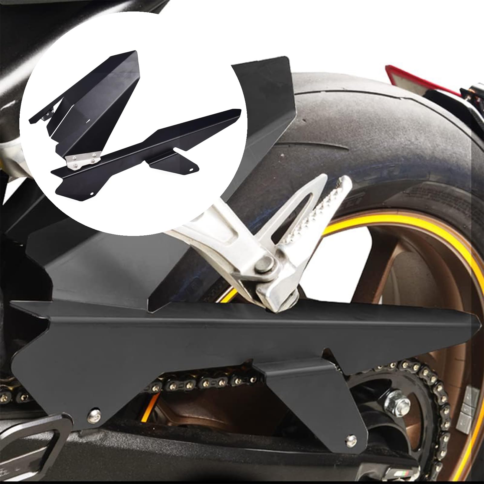 Amazon | バイク用 リアフェンダー&チェーンカバー 対応車種