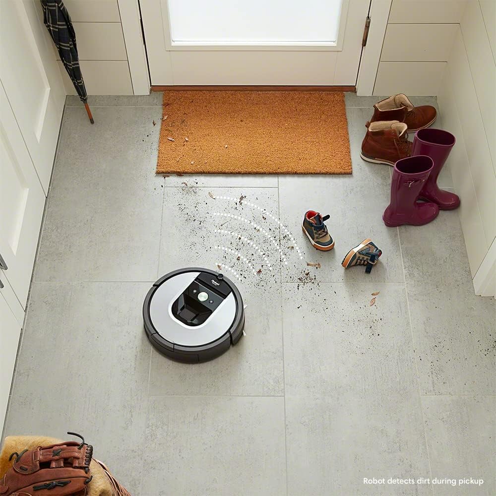 iRobot Roomba 960 detecting dirt on floor
