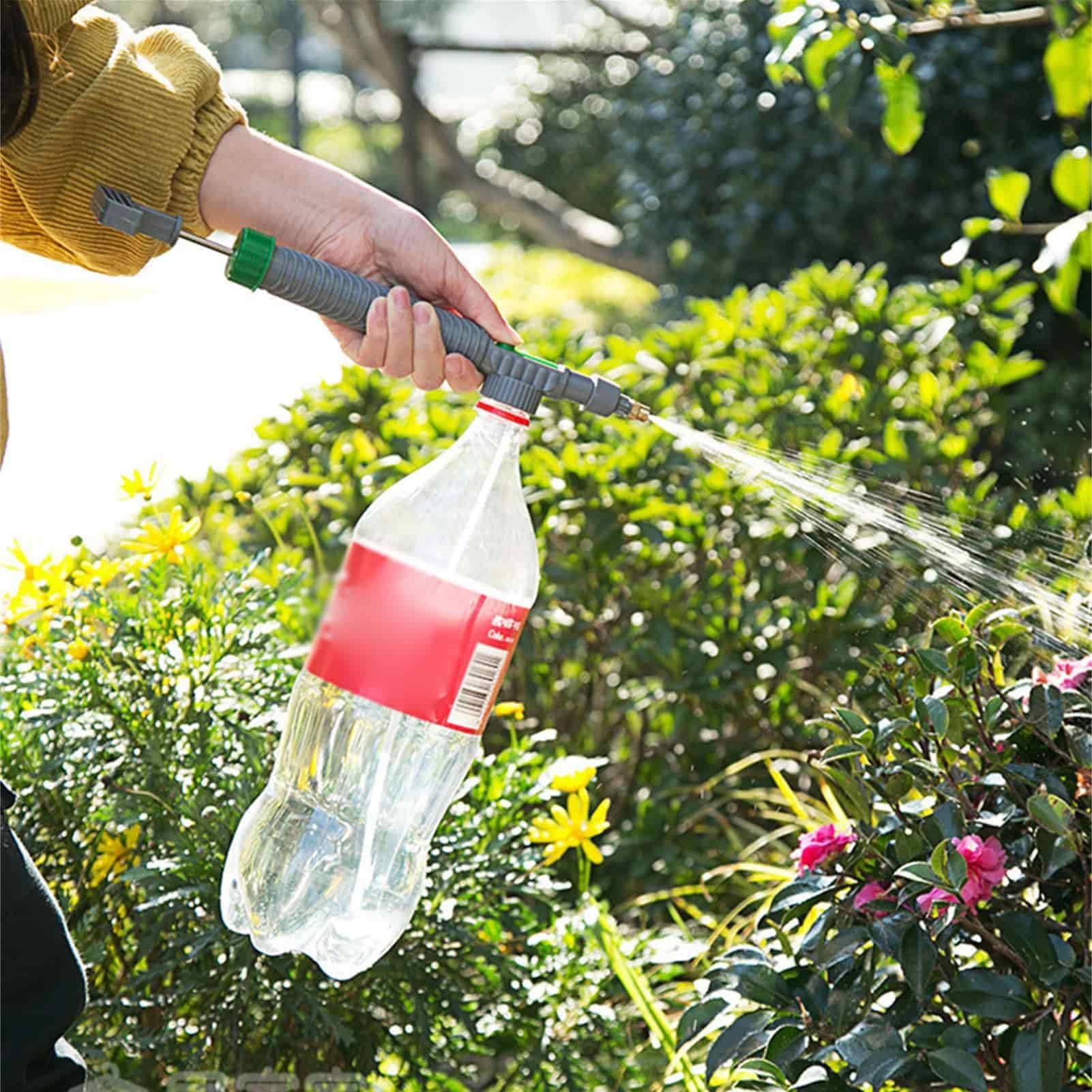 GIMOCOOL Hand Pump Sprayer, Garden Watering Tool - High Pressure Air Pump Manual Sprayer with Adjustable Nozzle, Leak-Proof, Suitable for Most Sizes, Indoor/Outdoor Use