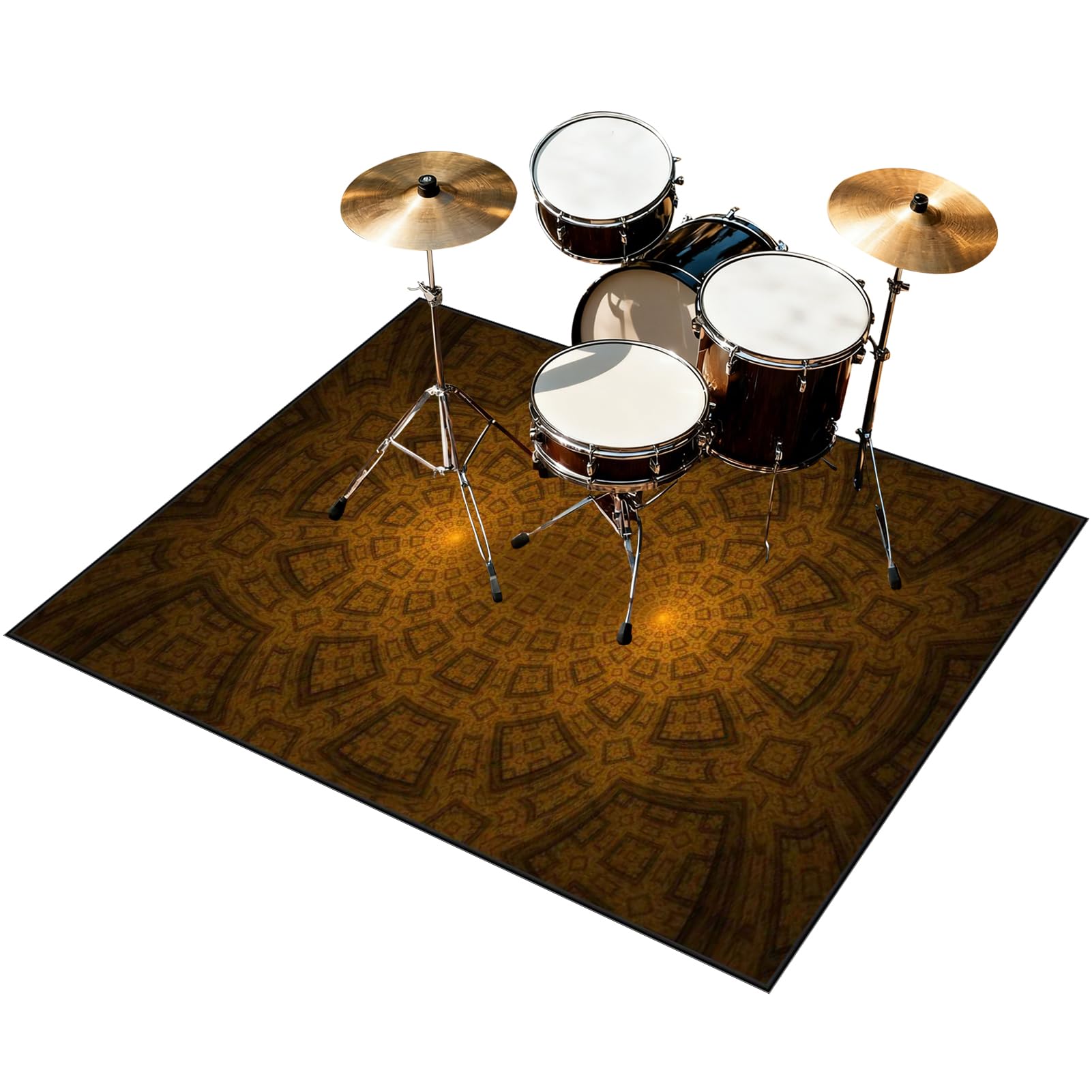 120 x 100 cm Bateria Elektroniczna Dywan Bęben Dźwiękoszczelny Antypoślizgowy Dywan Akustyczny Bateria Do Elektronicznych Baterii Bębnowych Pump Kit i innych instrumentów muzycznych