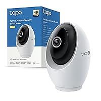Tapo C260 4K 8MP Telecamera WiFi Interno, Rilevazione e Notifiche Smart AI