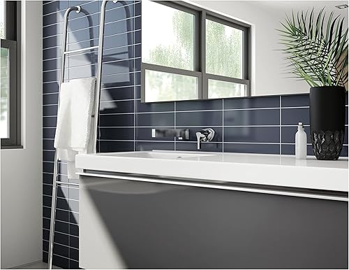 Miniatura 4 de DELTA FAUCET T574LF-BLWL - Grifo de baño de una sola manija para montaje en pared, color negro mate