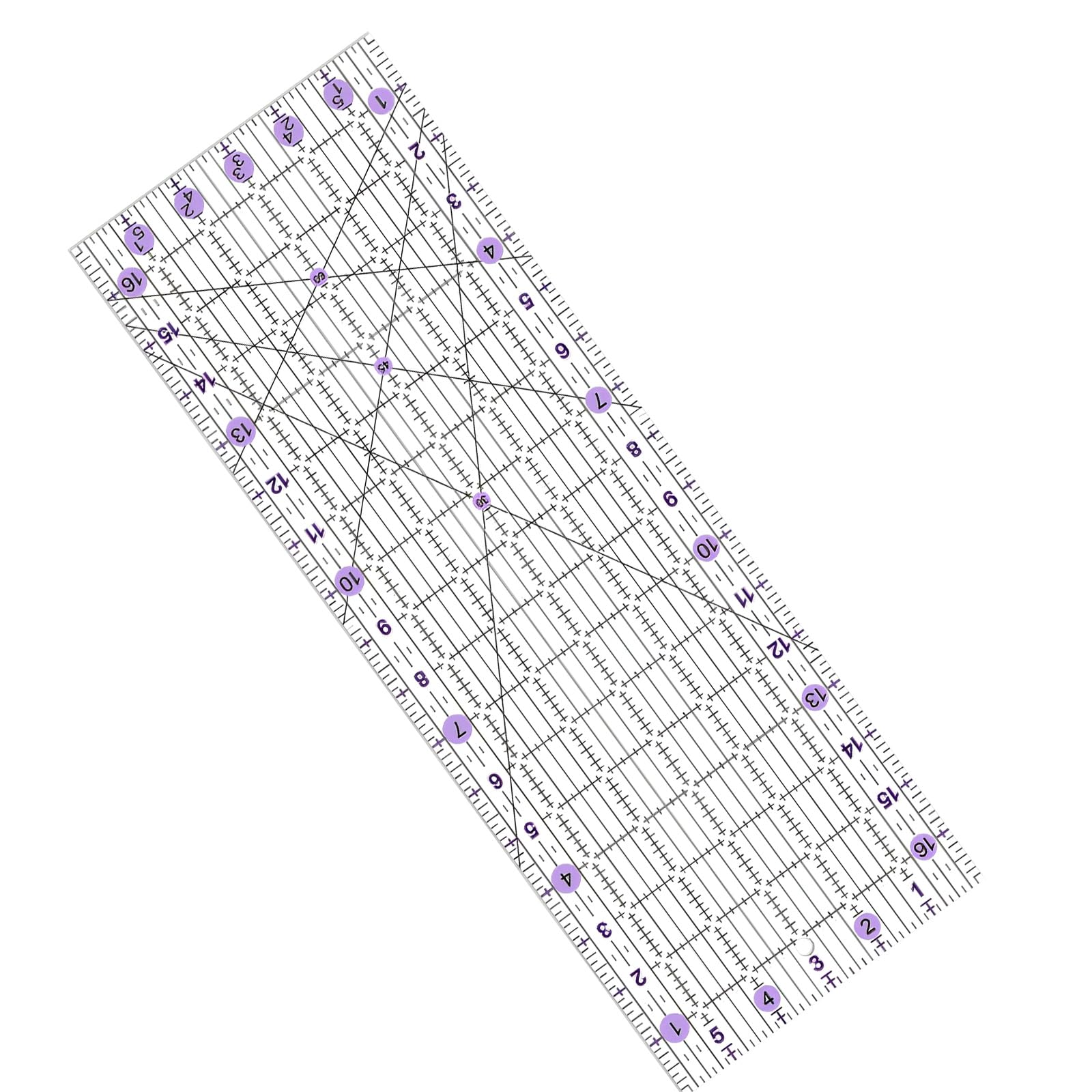 Msioytog Sewing Ruler Featuring Florals Pattern For Fabric Measuring And Cutting Projects Florals Ruler