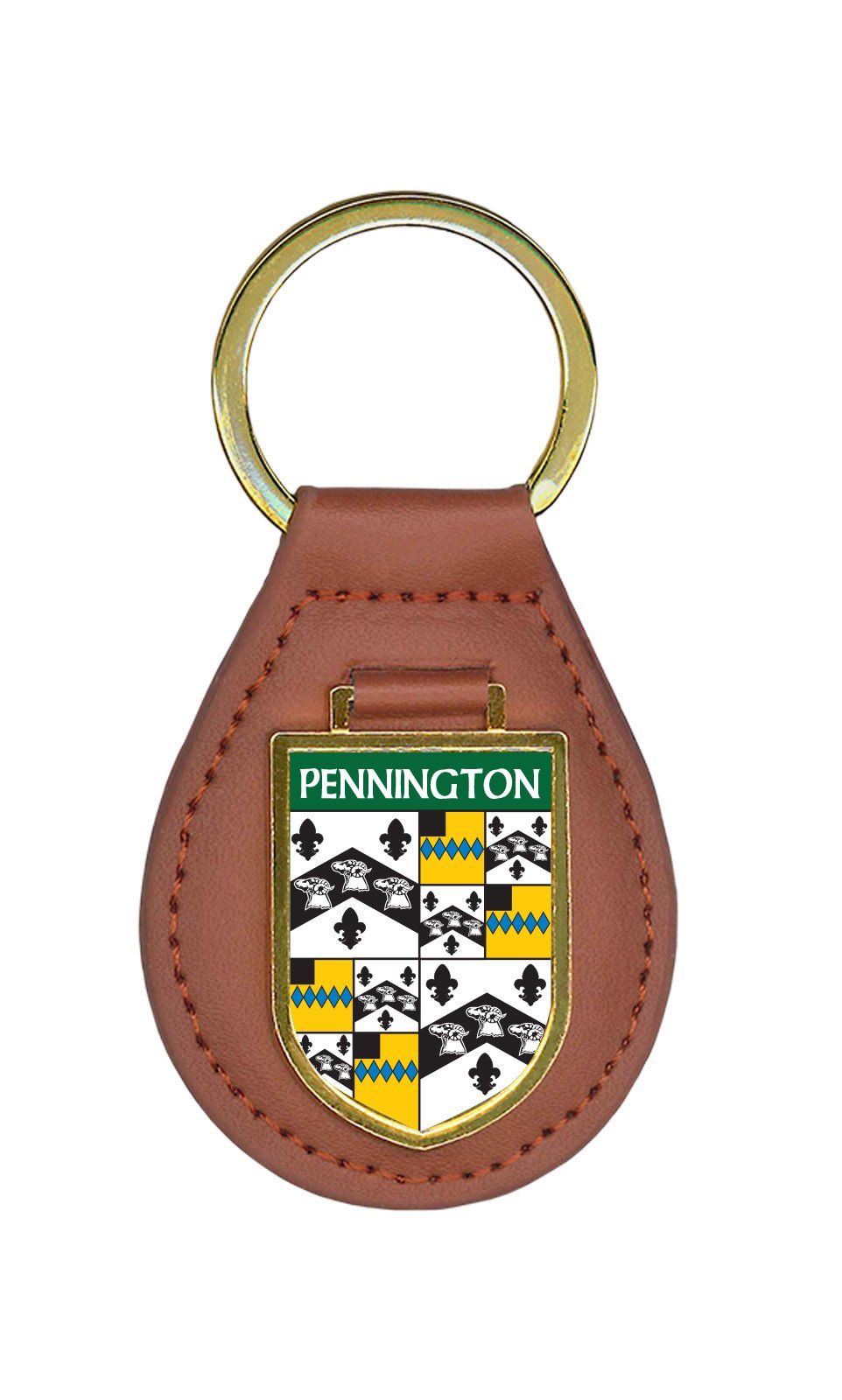 Pennington Family Crest Coat of Arms Key Chains