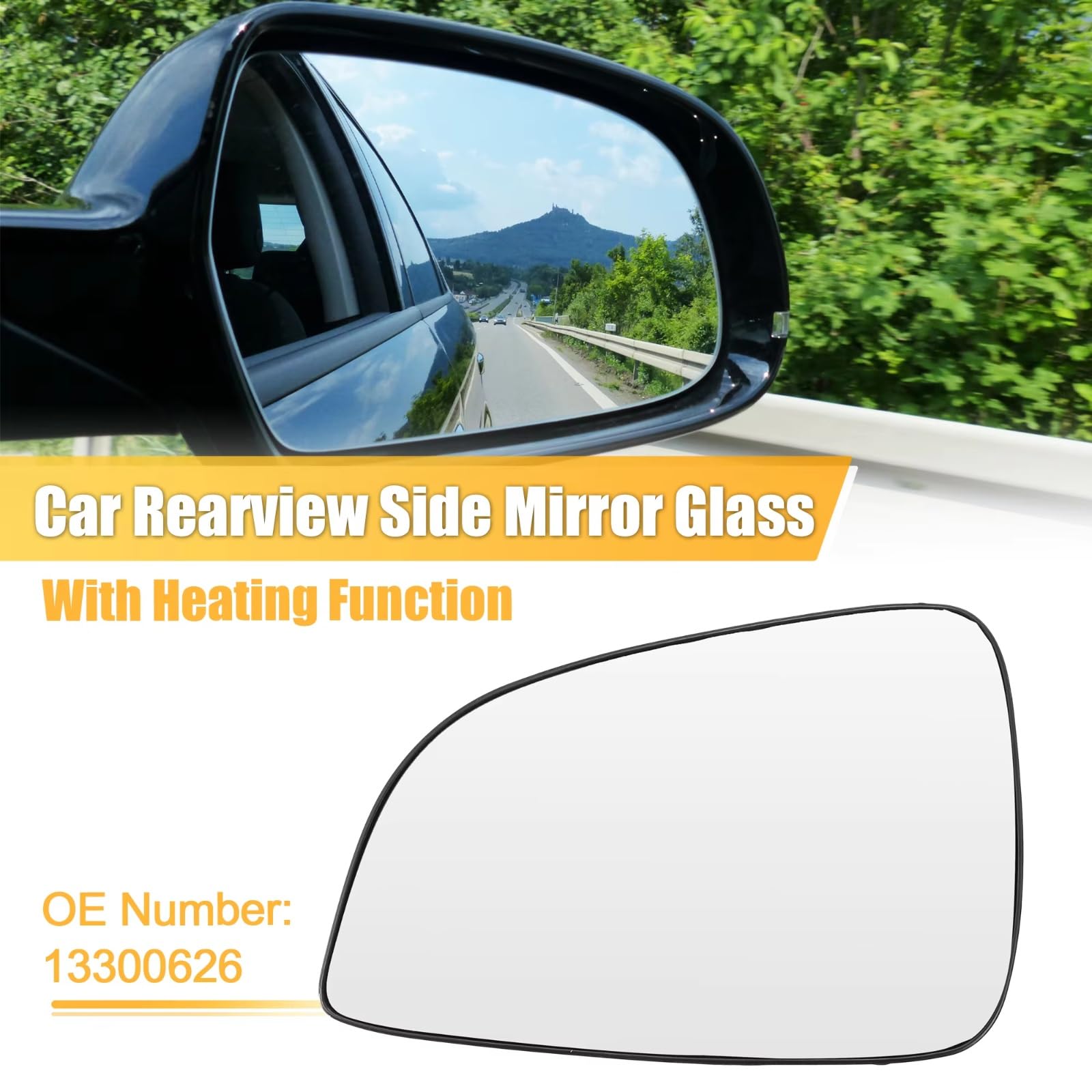 Cristal de espejo retrovisor izquierdo para Opel Astra H repuesto de coche exterior 13300626 7