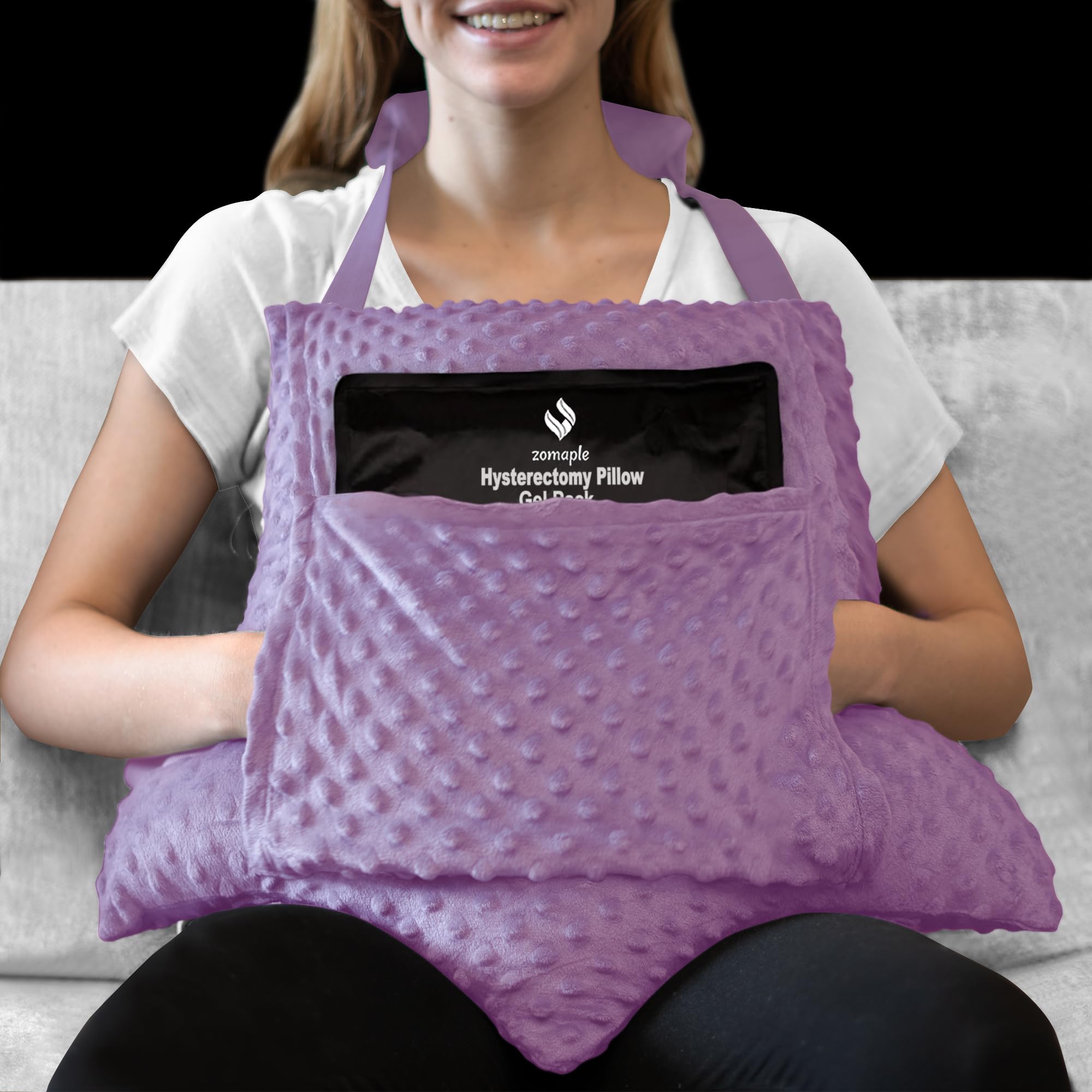 Hysterectomy Pillow for Abdominal Surgery - Post Hysterectomy Recovery Must Haves - Tummy Pillow, After Abdominal Recovery Products for Women