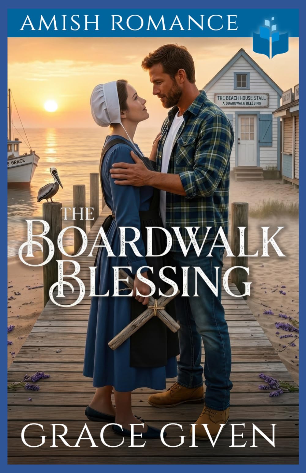 The Boardwalk Blessing: Amish Romance (Amish Beach House Romance)