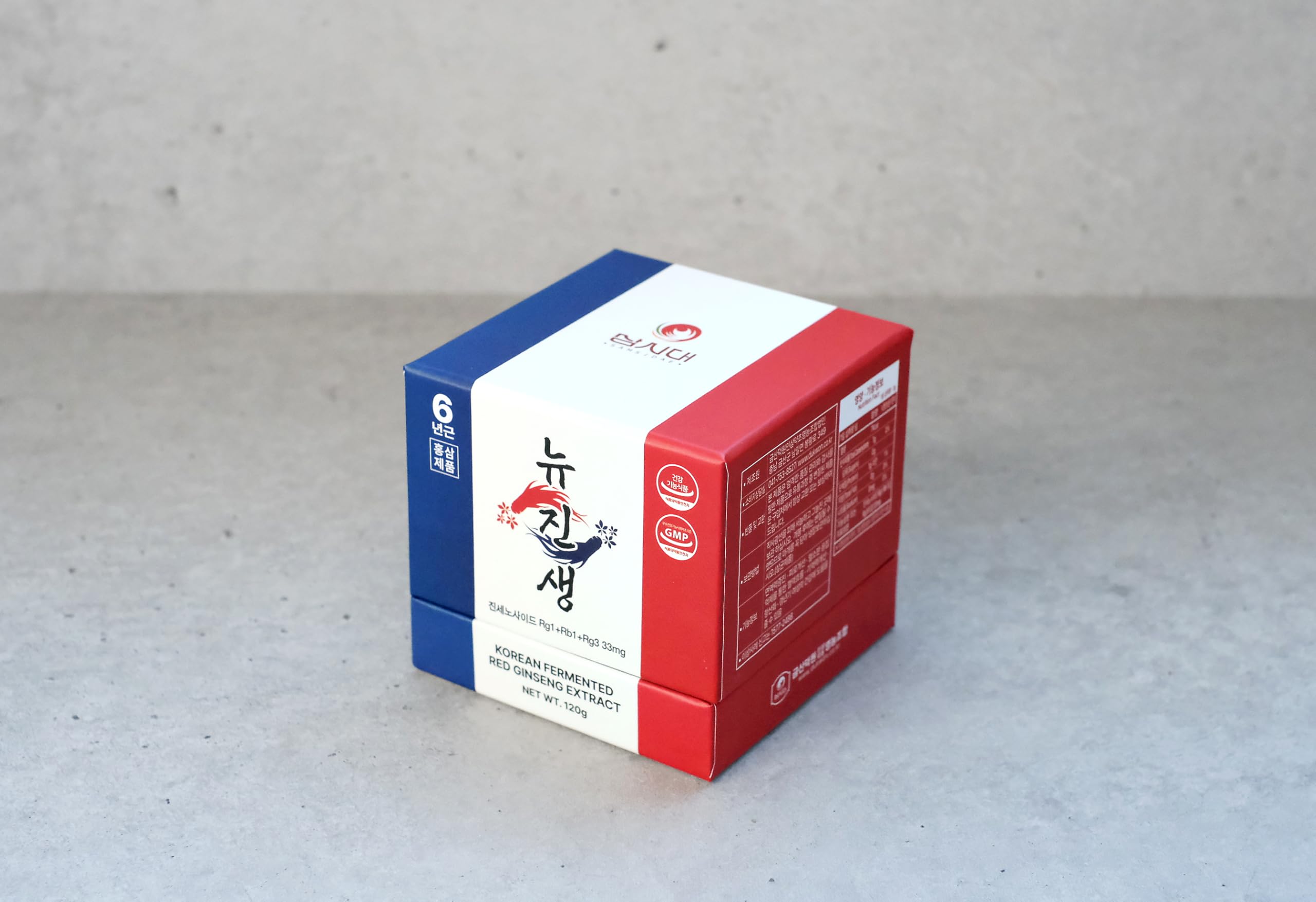 SAMSIDAE - Nuevo Ginseng Rojo Coreano Fermentado, Extracto Concentrado 120 g, Doble Fórmula Innovadora (Clásica + Fermentado), Raíces de 6 años, Alto Contenido de Ginsenósidos 11 mg/g, Curación de 4