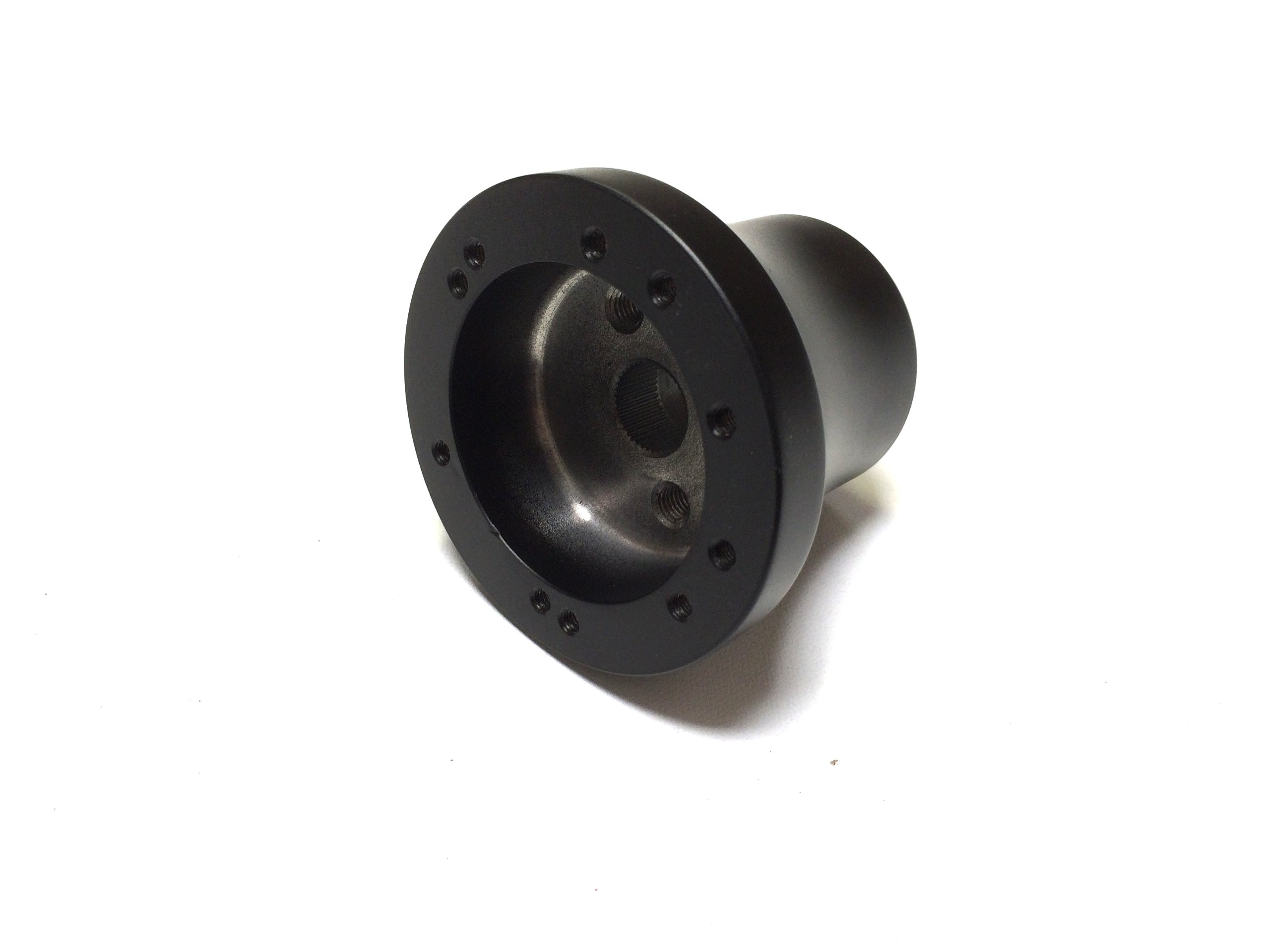 ForeverSharp E-Z-Go Golf Cart 5/6 Hole Steering Wheel Adapter Black