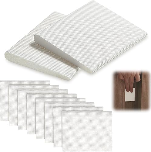 8 sellos de esquina de puerta, sellado de marco de puerta exterior, tapones autoadhesivos de espuma para clima (blanco, 8 piezas) disponible en Yaxa Colombia